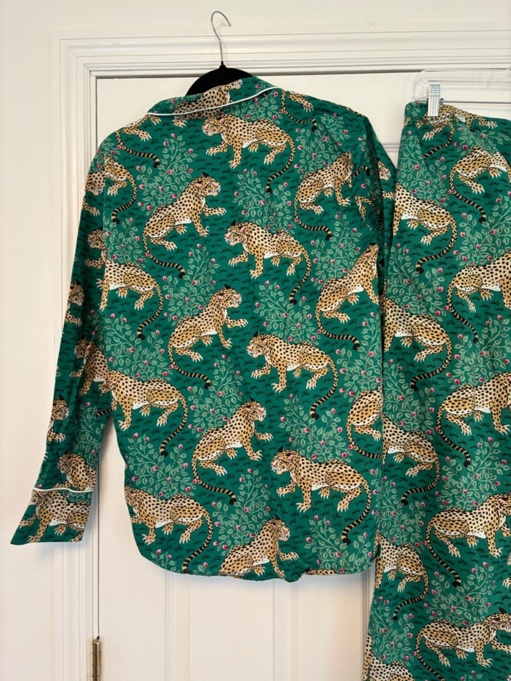 Printfresh Bagheera Leopard Print 100% Cotton Pajama Set Size Large - Picture 10 of 13